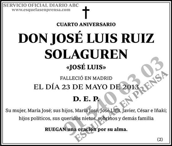José Luis Ruiz Solaguren